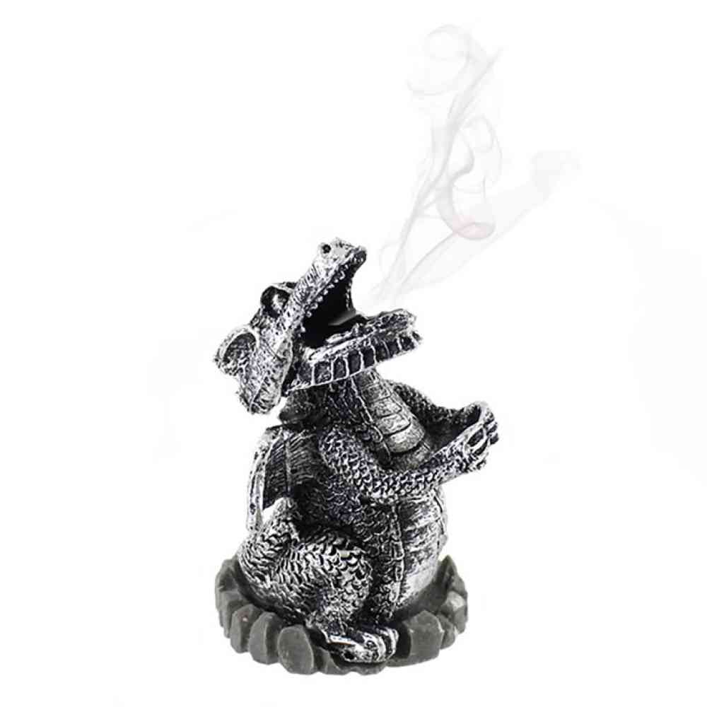 Something Different - Silver dragon Wierookhouder - Zilverkleurig